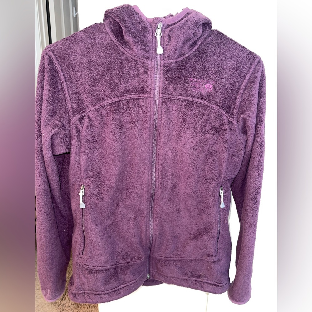 Mountain Hardwear‎ Women’s Fleece Zip Up Hooded Jacket size Small